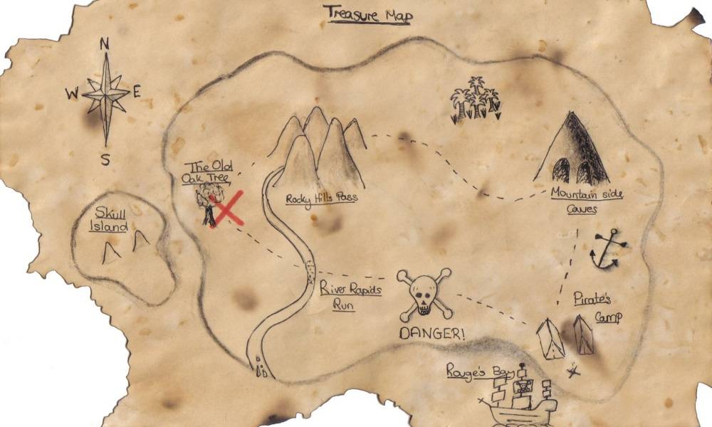 Treasure map.