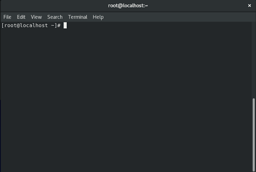 A screenshot of a terminal