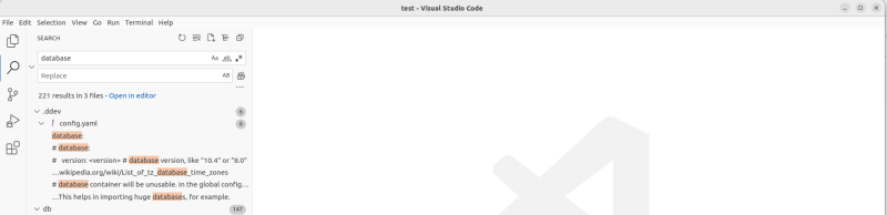 VSCode Search.